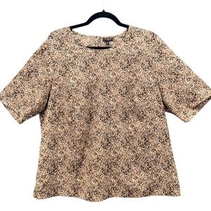 Talbots Womens Crepe Blouse Size 16W Career‎ Work Office Business Professional